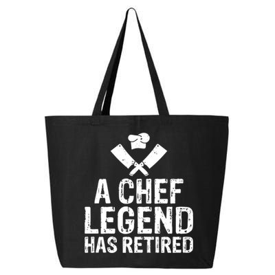 A Chef Legend Has Retired Kitchen Culinary Cook Gift 25L Jumbo Tote