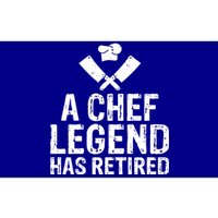 A Chef Legend Has Retired Kitchen Culinary Cook Gift Bumper Sticker