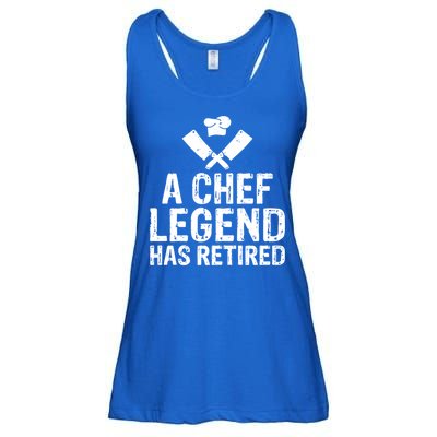 A Chef Legend Has Retired Kitchen Culinary Cook Gift Ladies Essential Flowy Tank