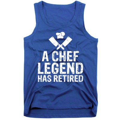 A Chef Legend Has Retired Kitchen Culinary Cook Gift Tank Top