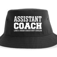 Assistant Coach Like A Head Coach But Cooler Cool Gift Sustainable Bucket Hat