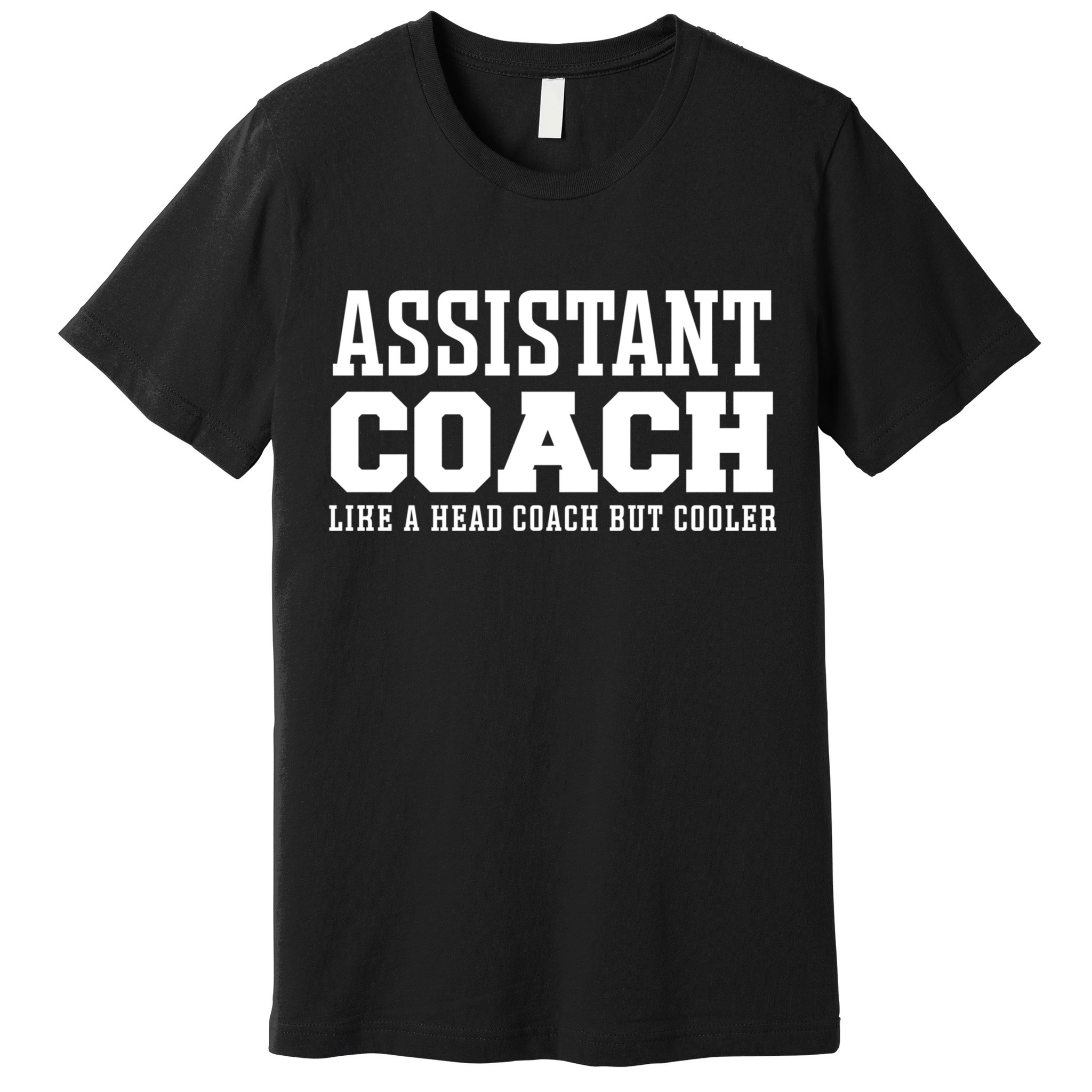 Assistant Coach Like A Head Coach But Cooler Cool Gift Premium T-Shirt