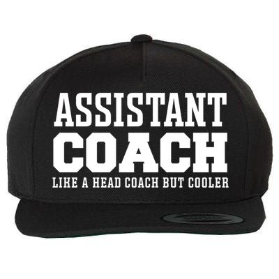 Assistant Coach Like A Head Coach But Cooler Cool Gift Wool Snapback Cap