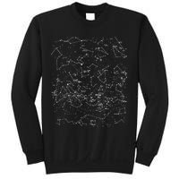 Astronomy Constellations Map, Stars Galaxy Celestial Sweatshirt