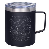 Astronomy Constellations Map, Stars Galaxy Celestial 12oz Stainless Steel Coffee Mug