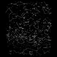 Astronomy Constellations Map, Stars Galaxy Celestial Mousepad