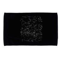Astronomy Constellations Map, Stars Galaxy Celestial Microfiber Hand Towel