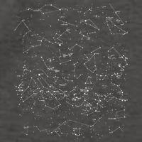 Astronomy Constellations Map, Stars Galaxy Celestial Vector Backpack