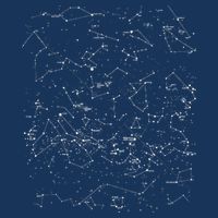Astronomy Constellations Map, Stars Galaxy Celestial Infant Baby Jersey Bodysuit