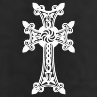 Arian Cross Meaningful Gift Aria Khachkar Meaningful Gift Cross Stone Symbol Mea 7 Panel Mesh Trucker Snapback Hat
