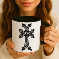 Arian Cross Meaningful Gift Aria Khachkar Meaningful Gift Cross Stone Symbol Mea Mug
