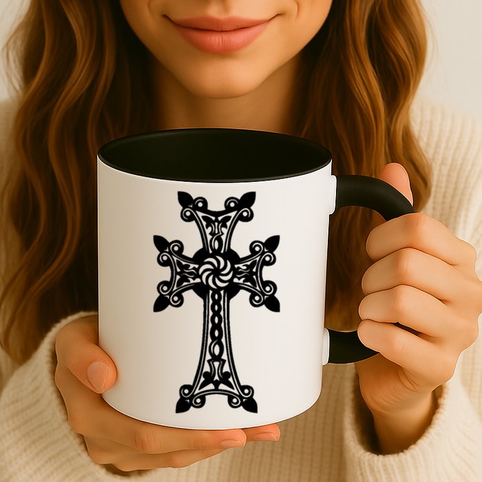 Arian Cross Meaningful Gift Aria Khachkar Meaningful Gift Cross Stone Symbol Mea Mug