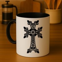 Arian Cross Meaningful Gift Aria Khachkar Meaningful Gift Cross Stone Symbol Mea Mug