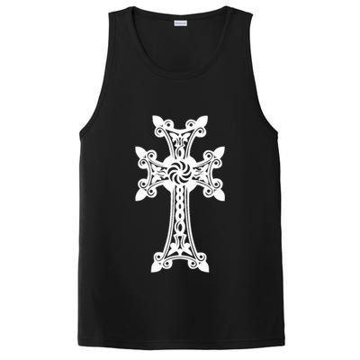 Arian Cross Meaningful Gift Aria Khachkar Meaningful Gift Cross Stone Symbol Mea PosiCharge Competitor Tank