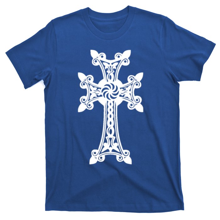 Arian Cross Meaningful Gift Aria Khachkar Meaningful Gift Cross Stone Symbol Mea T-Shirt