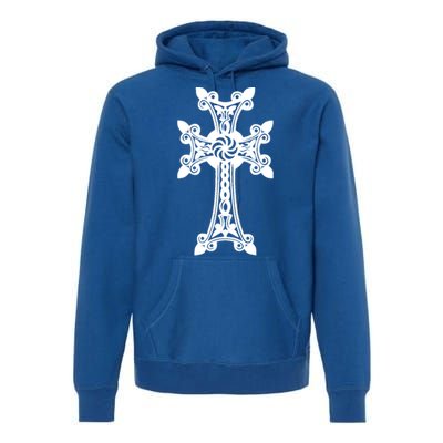 Arian Cross Meaningful Gift Aria Khachkar Meaningful Gift Cross Stone Symbol Mea Premium Hoodie