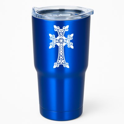 Arian Cross Meaningful Gift Aria Khachkar Meaningful Gift Cross Stone Symbol Mea Tumbler