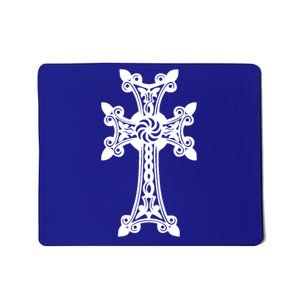 Arian Cross Meaningful Gift Aria Khachkar Meaningful Gift Cross Stone Symbol Mea Mousepad