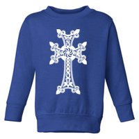 Arian Cross Meaningful Gift Aria Khachkar Meaningful Gift Cross Stone Symbol Mea Toddler Sweatshirt