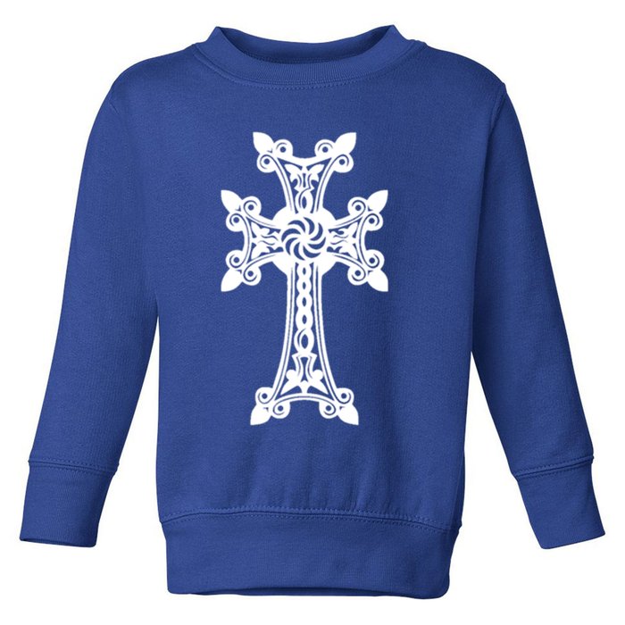 Arian Cross Meaningful Gift Aria Khachkar Meaningful Gift Cross Stone Symbol Mea Toddler Sweatshirt