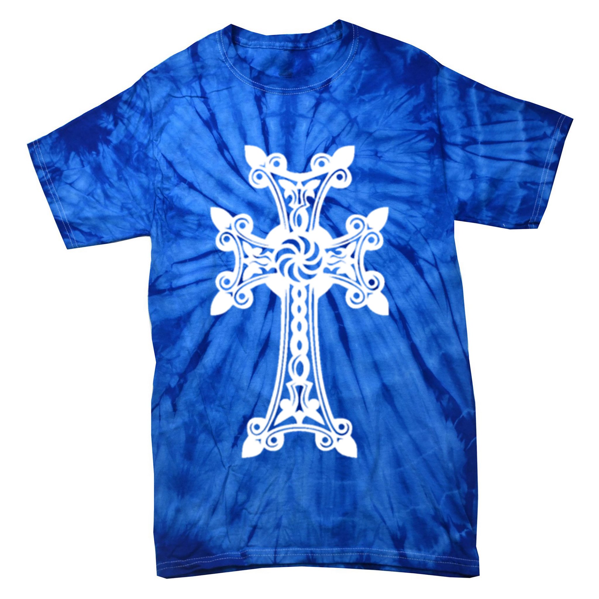 Arian Cross Meaningful Gift Aria Khachkar Meaningful Gift Cross Stone Symbol Mea Tie-Dye T-Shirt
