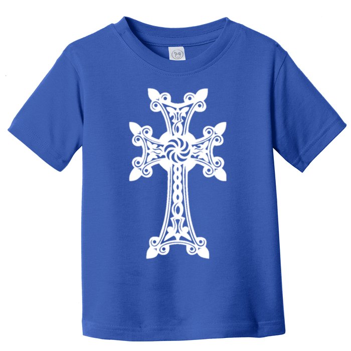 Arian Cross Meaningful Gift Aria Khachkar Meaningful Gift Cross Stone Symbol Mea Toddler T-Shirt