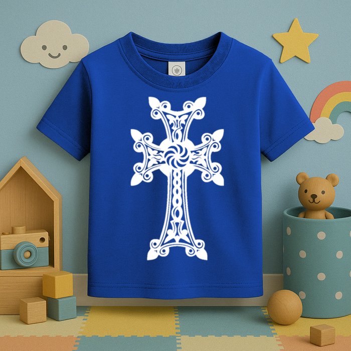 Arian Cross Meaningful Gift Aria Khachkar Meaningful Gift Cross Stone Symbol Mea Toddler T-Shirt