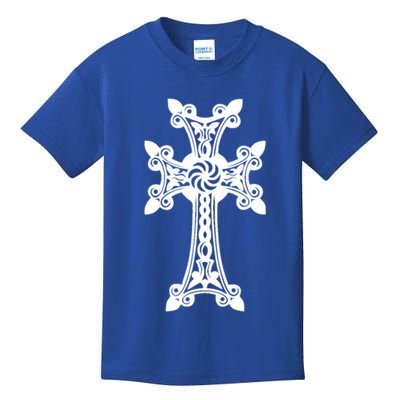 Arian Cross Meaningful Gift Aria Khachkar Meaningful Gift Cross Stone Symbol Mea Kids T-Shirt