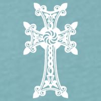 Arian Cross Meaningful Gift Aria Khachkar Meaningful Gift Cross Stone Symbol Mea Sueded Cloud Jersey T-Shirt