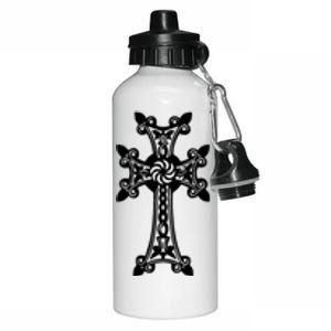 Arian Cross Meaningful Gift Aria Khachkar Meaningful Gift Cross Stone Symbol Mea Aluminum Water Bottle