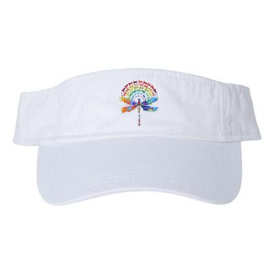 All Cancer Matters Awareness Day Ribbon Quote Valucap Bio-Washed Visor