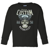 American Costume Motorcycles Toddler Long Sleeve Shirt