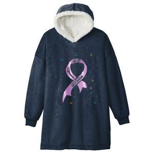 All Cancer Matters Awareness Saying World Cancer Day Hooded Wearable Blanket