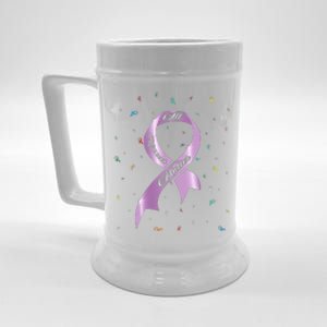 All Cancer Matters Awareness Saying World Cancer Day Beer Stein