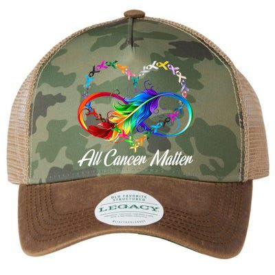 All Cancer Matters Awareness Day Heartbeat Legacy Tie Dye Trucker Hat