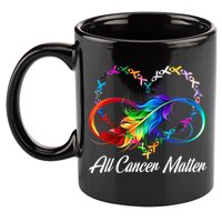 All Cancer Matters Awareness Day Heartbeat 11oz C Handle Ceramic Mug