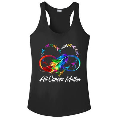 All Cancer Matters Awareness Day Heartbeat Ladies PosiCharge Competitor Racerback Tank