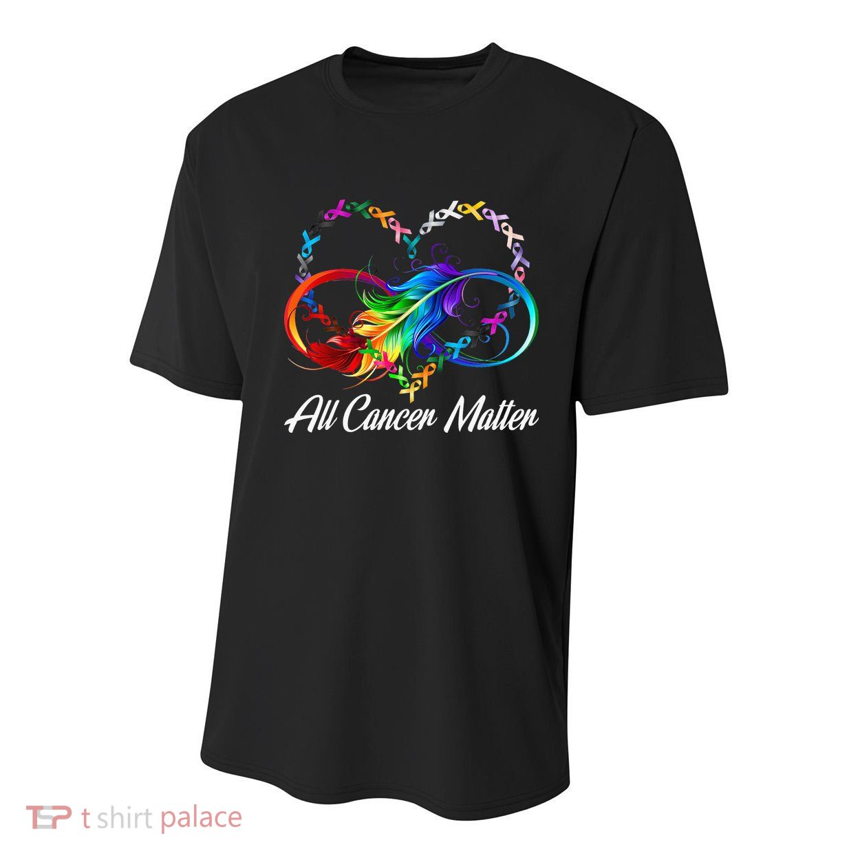 All Cancer Matters Awareness Day Heartbeat Youth Performance Sprint T-Shirt