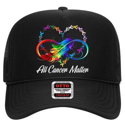 All Cancer Matters Awareness Day Heartbeat Trucker Hat