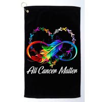All Cancer Matters Awareness Day Heartbeat Golf Towel