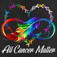 All Cancer Matters Awareness Day Heartbeat Golf Towel