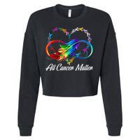 All Cancer Matters Awareness Day Heartbeat Cropped Pullover Crew