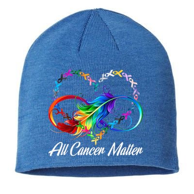 All Cancer Matters Awareness Day Heartbeat Sustainable Beanie