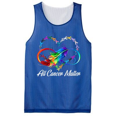 All Cancer Matters Awareness Day Heartbeat Mesh Reversible Basketball Jersey Tank