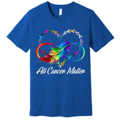 All Cancer Matters Awareness Day Heartbeat Premium T-Shirt