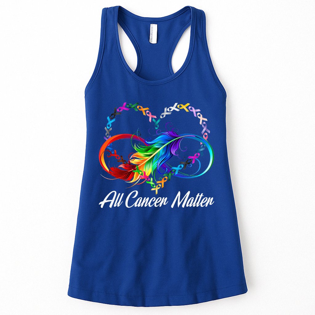 All Cancer Matters Awareness Day Heartbeat Womens Tank Top