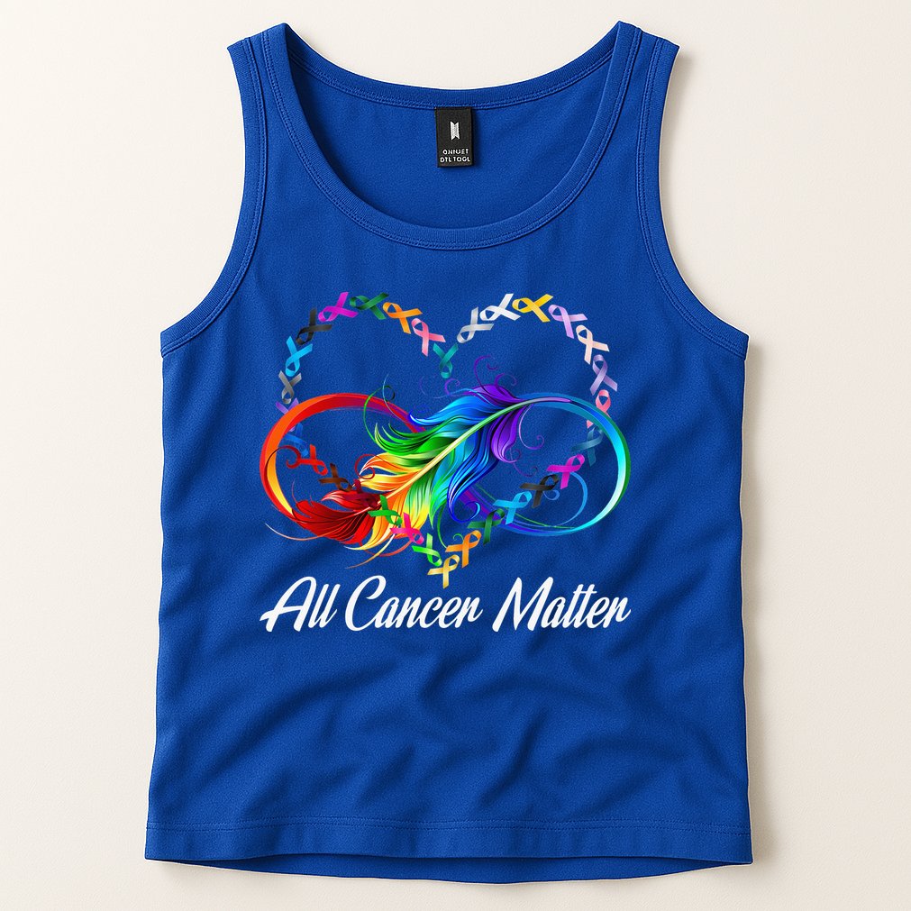 All Cancer Matters Awareness Day Heartbeat Tank Top