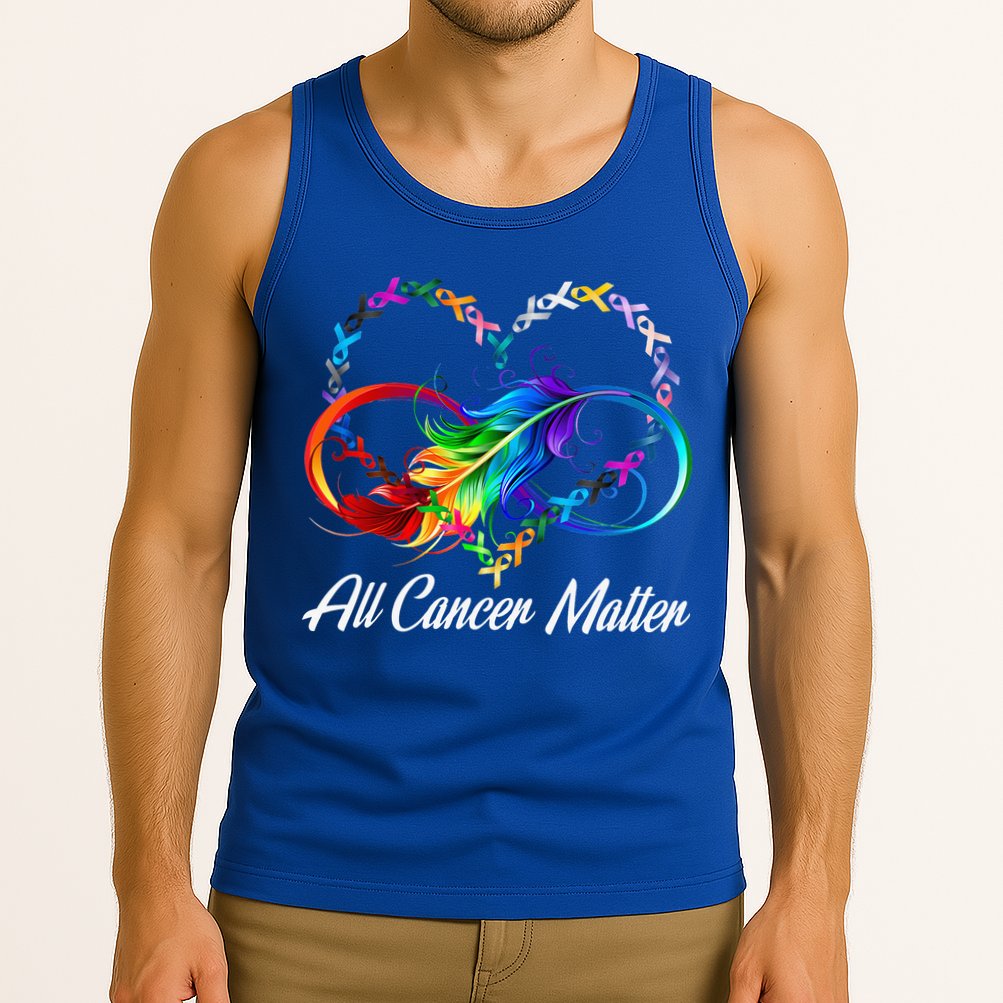 All Cancer Matters Awareness Day Heartbeat Tank Top