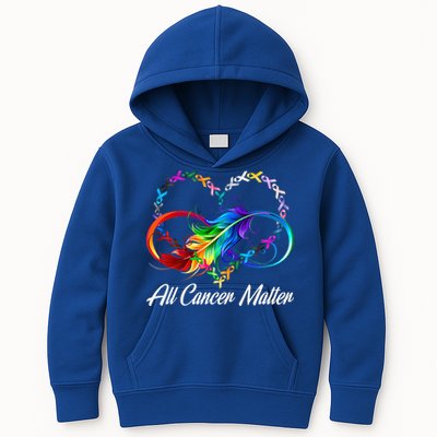 All Cancer Matters Awareness Day Heartbeat Kids Hoodie