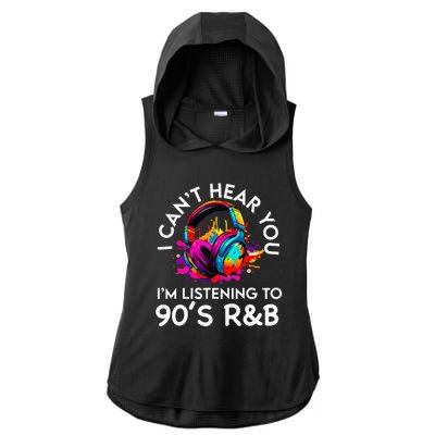 90s R&B Music For Women Girl Rnb Lover Rhythm And Blues Ladies PosiCharge Tri-Blend Wicking Draft Hoodie Tank